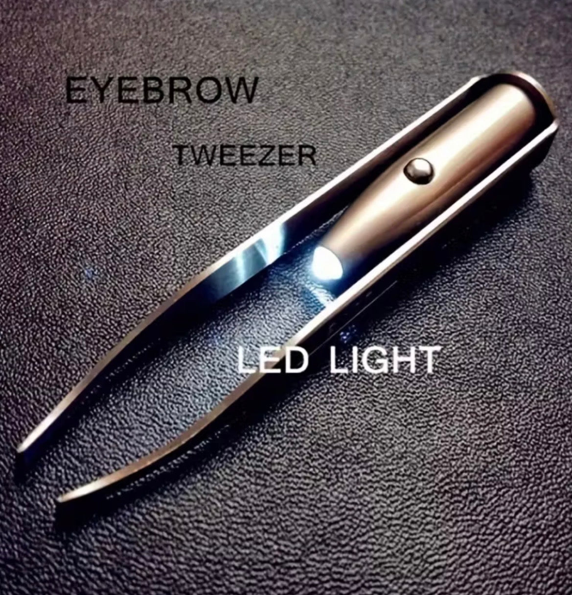 STAINLESS STEEL PRECISION ILLUMINATION TWEEZERS