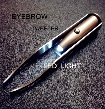 STAINLESS STEEL PRECISION ILLUMINATION TWEEZERS